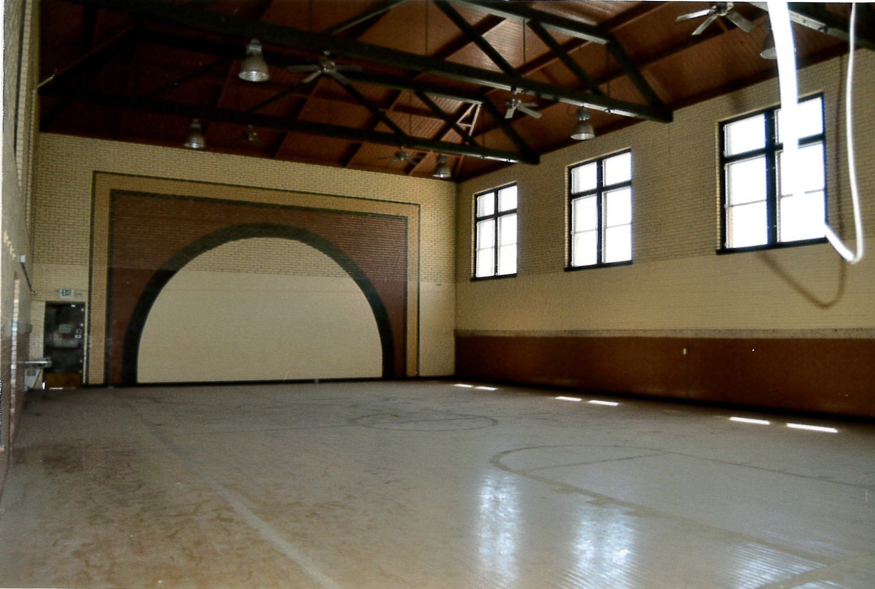 South gymnasium, southeast view